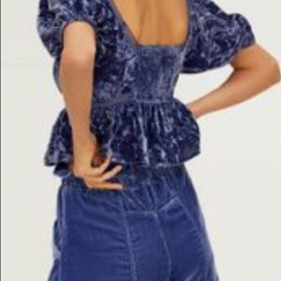 Free people at first sight velvet shorts size XS - Picture 4 of 8